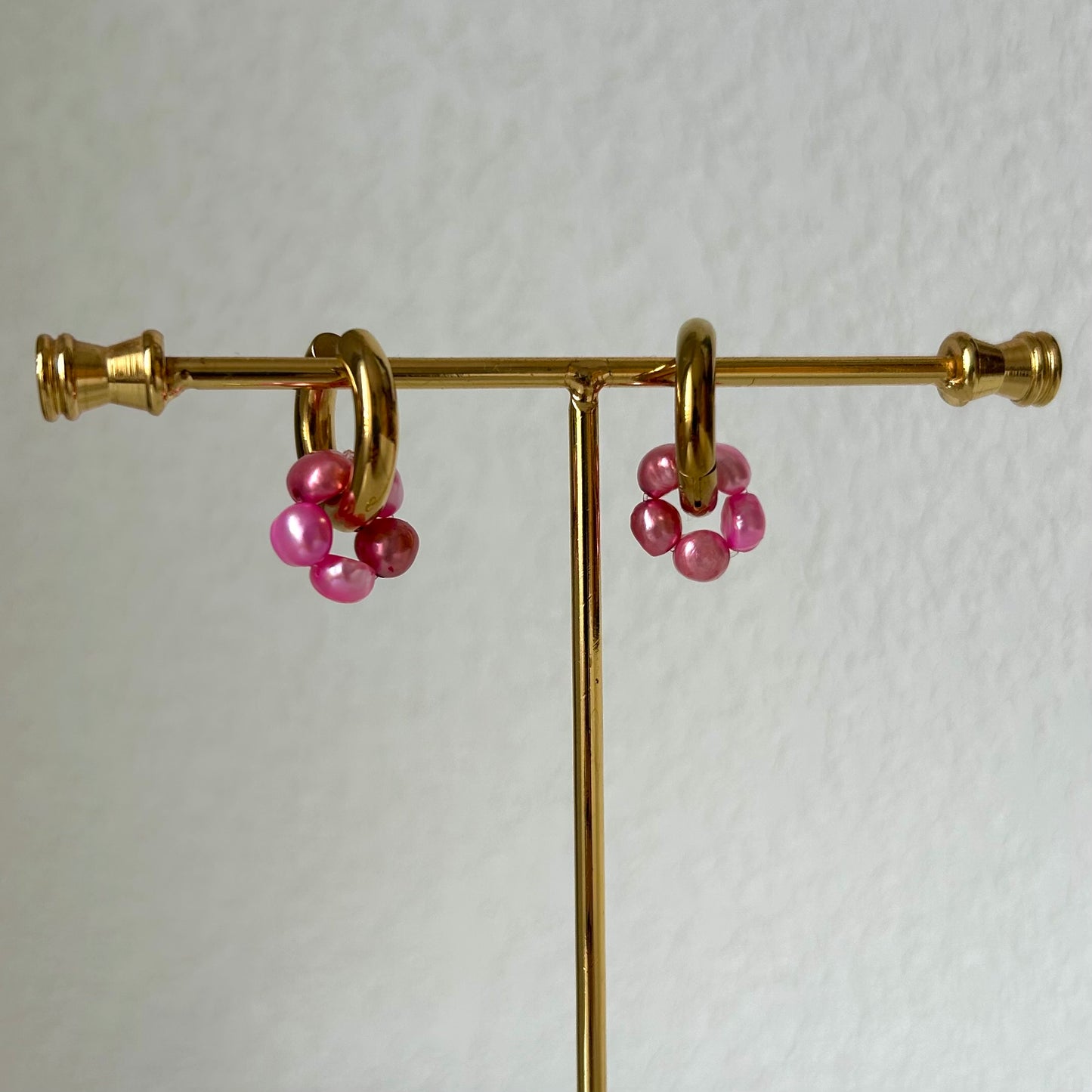 Modèle unique - Créoles 2 en 1 fuschia