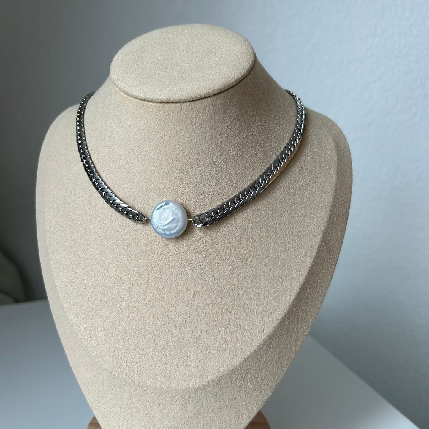 Modèle unique - Collier argent perle d’eau douce